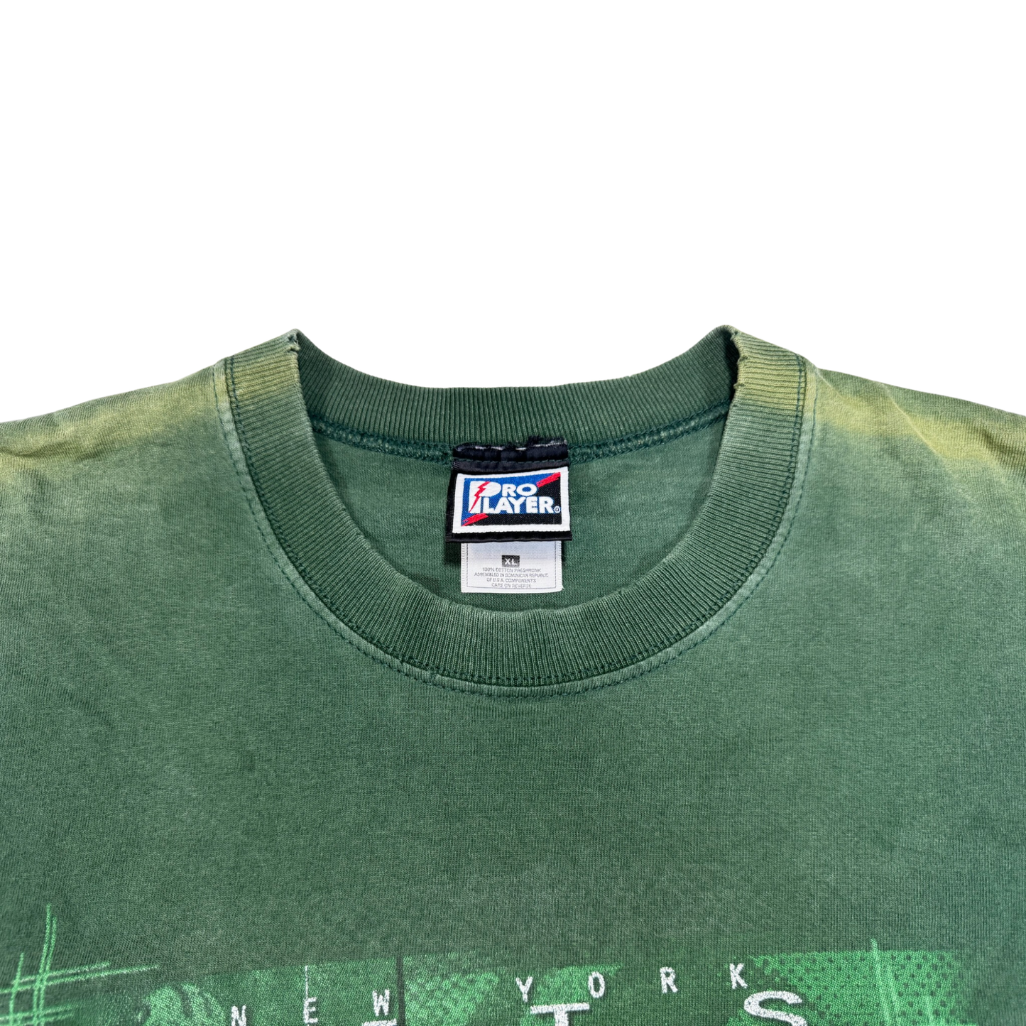 Vintage 90's Distressed NFL New York Jets Pro Player T Shirt