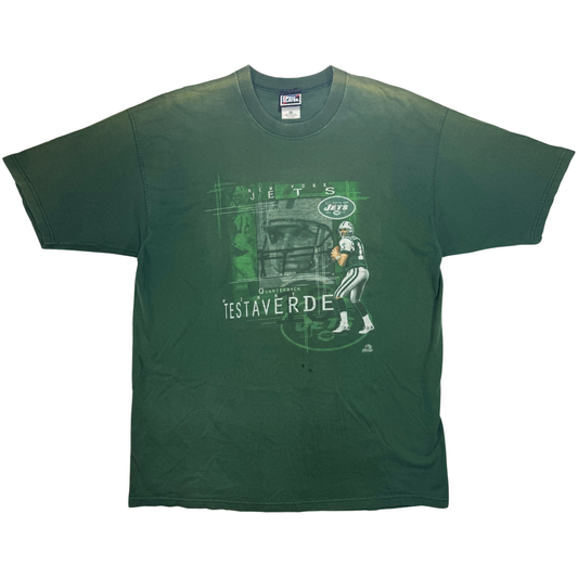 Vintage 90's Distressed NFL New York Jets Pro Player T Shirt