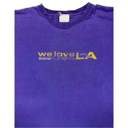 Y2K LA Lakers 2002 Playoffs Promo T Shirt
