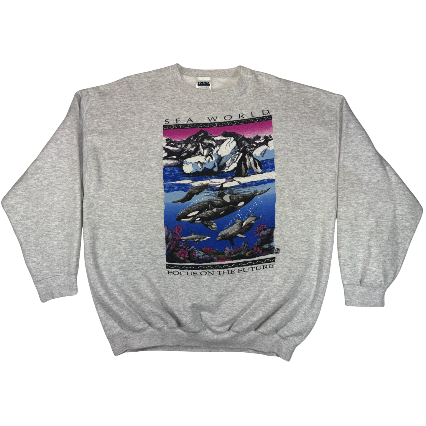 Vintage 90's Sea World Marine Life Crewneck