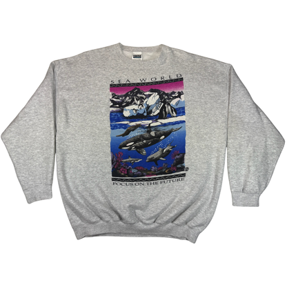 Vintage 90's Sea World Marine Life Crewneck