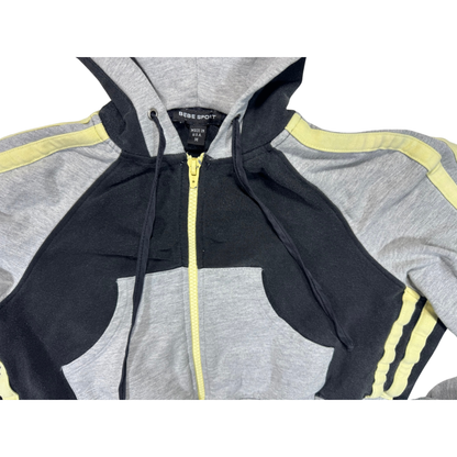 Y2K Bebe Cropped Hoodie