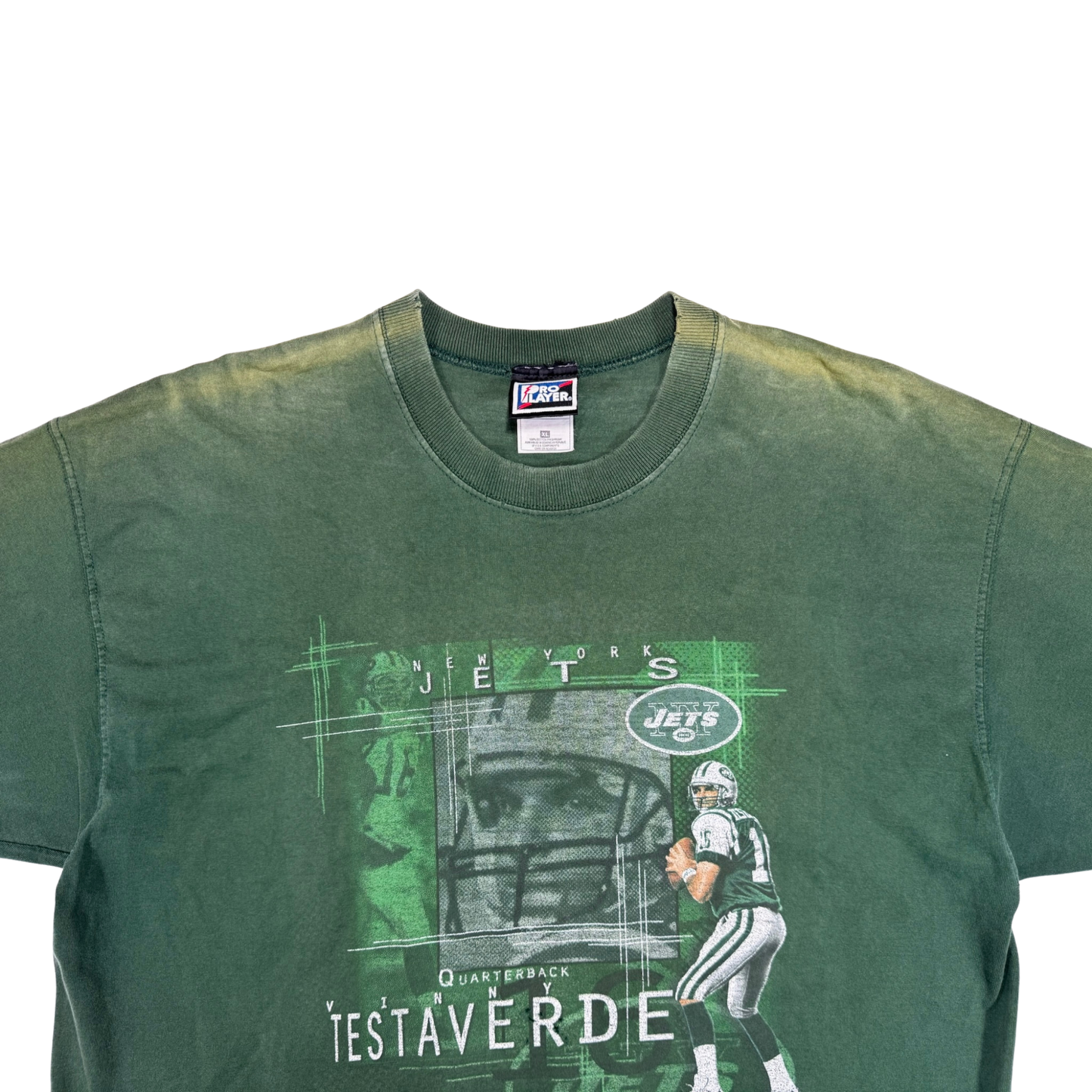 Vintage 90's Distressed NFL New York Jets Pro Player T Shirt