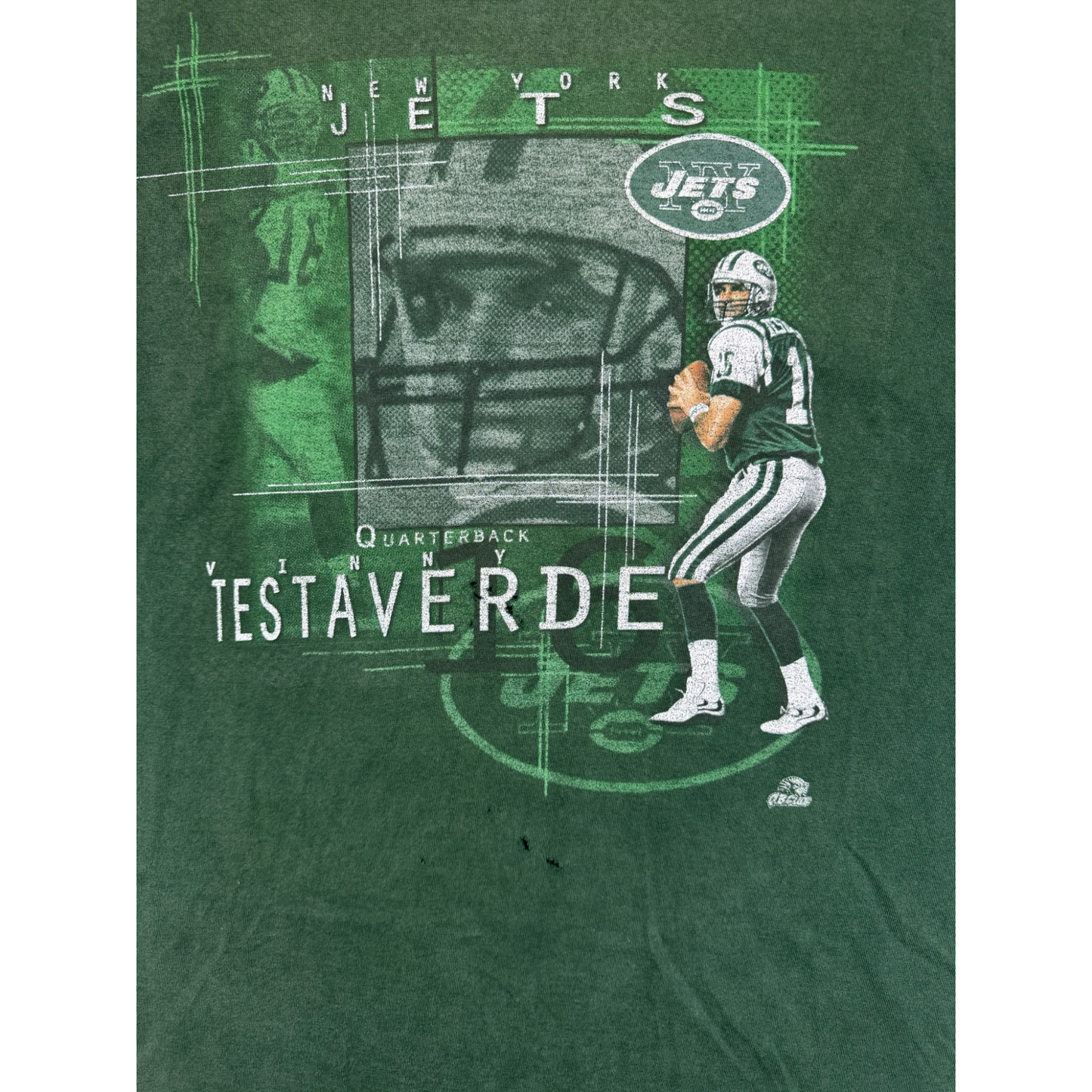Vintage 90's Distressed NFL New York Jets Pro Player T Shirt