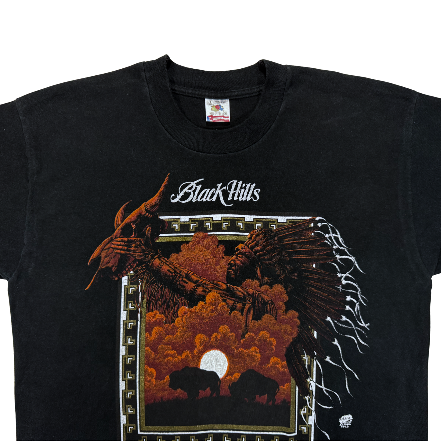 Vintage 90's Native American Single Stitched T Shirt