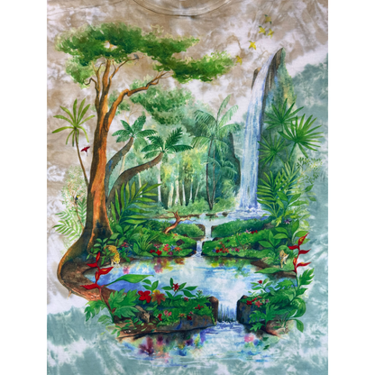 Vintage Liquid Blue Rainforest T Shirt