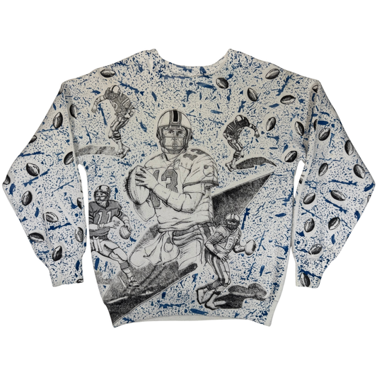 Vintage 90's Football Crewneck