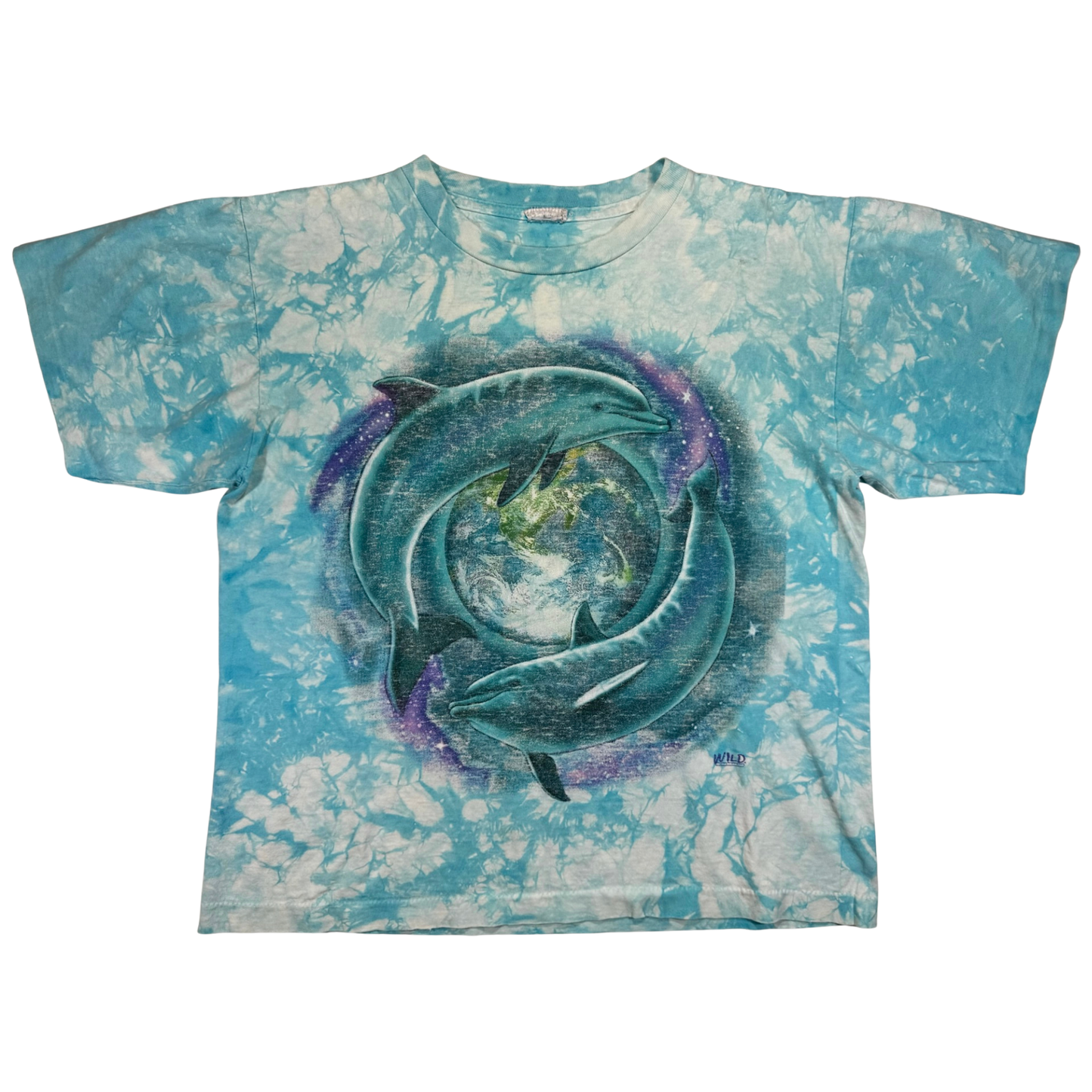 Vintage 90's Dolphin Earth T Shirt