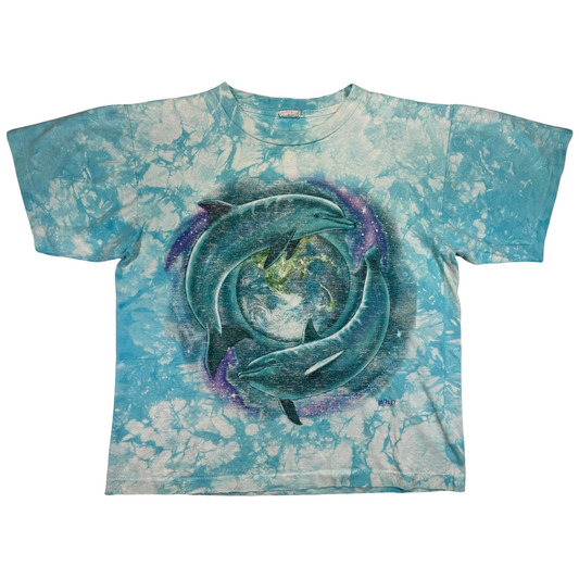 Vintage 90's Dolphin Earth T Shirt