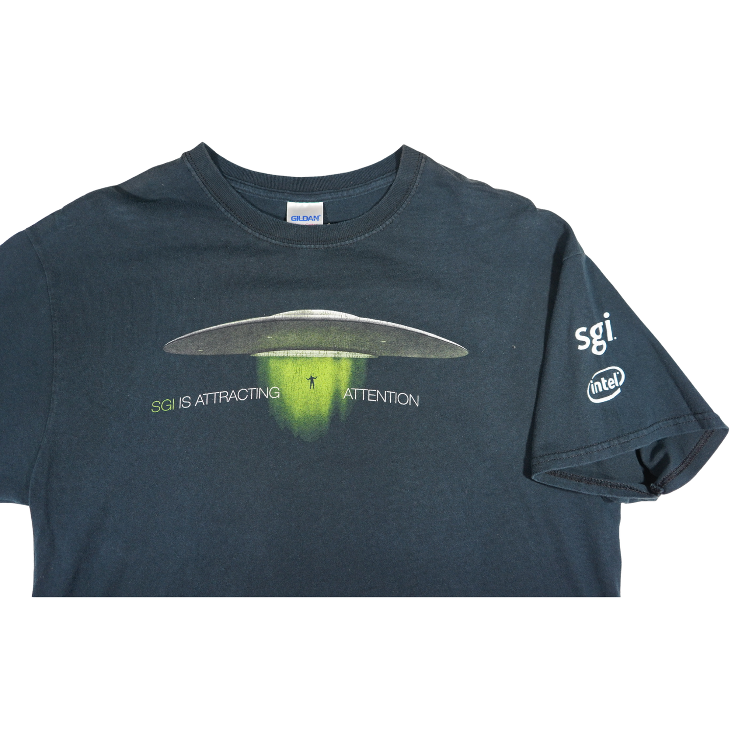 Y2K SGI Intel Tech UFO Promo T Shirt