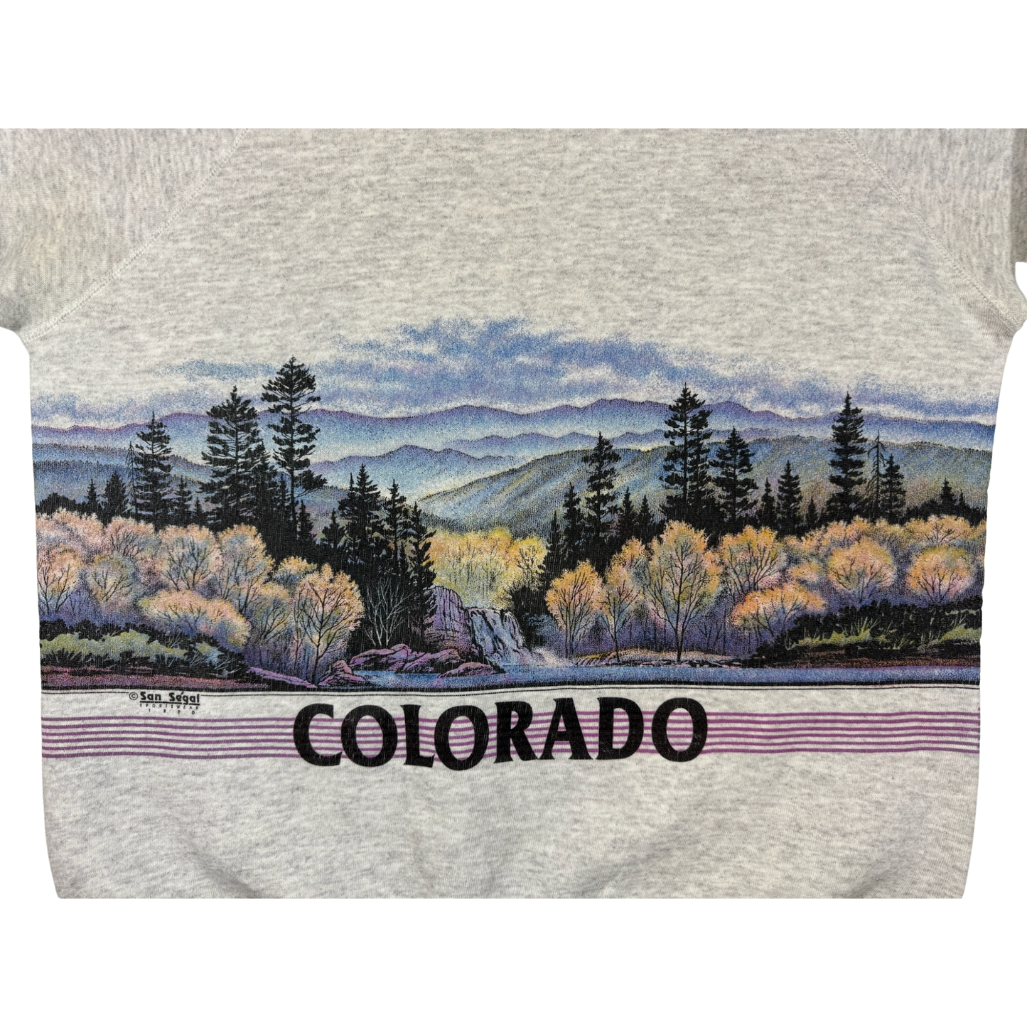 Vintage 90's Colorado Tree Line Crewneck