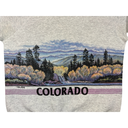Vintage 90's Colorado Tree Line Crewneck