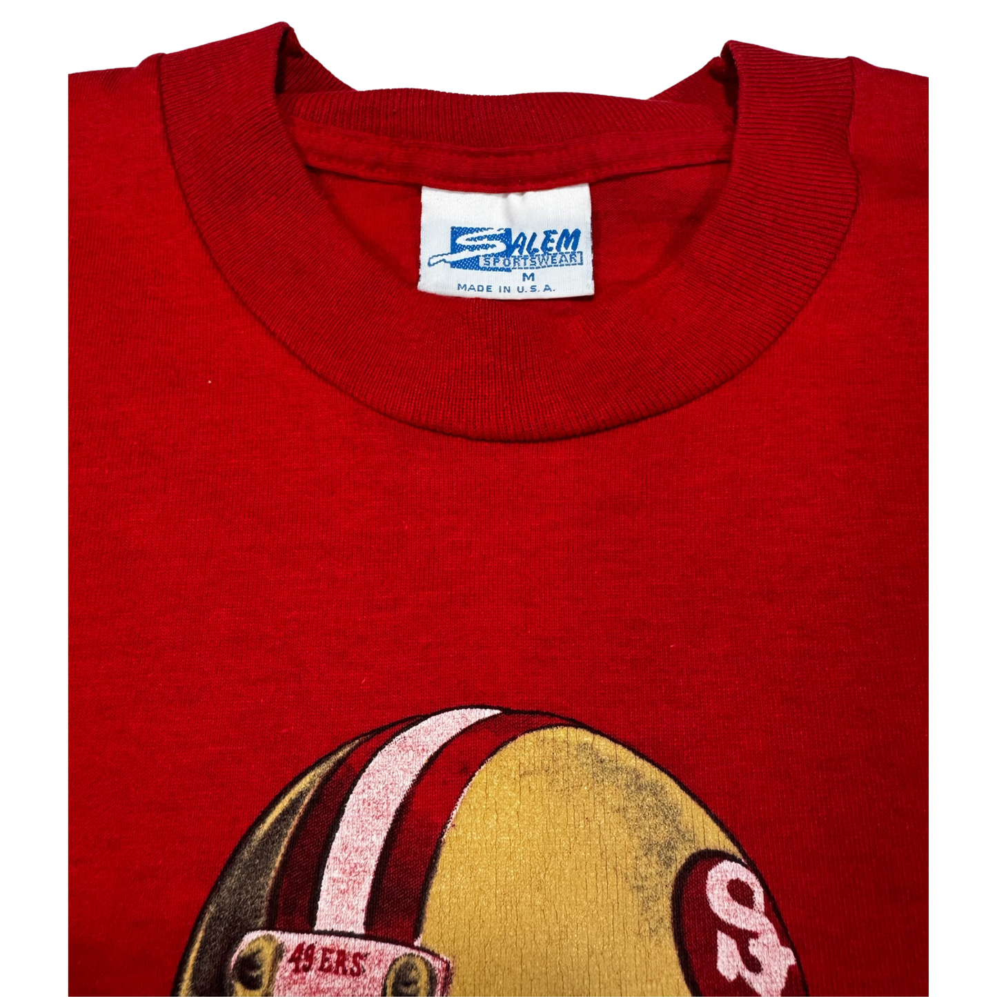Vintage 80's Joe Montana San Francisco 49ers Salem T Shirt