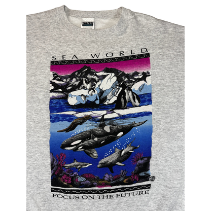 Vintage 90's Sea World Marine Life Crewneck
