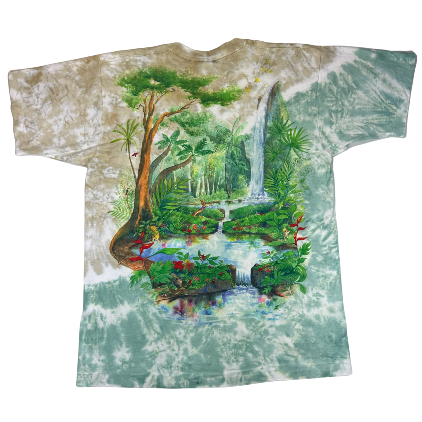 Vintage Liquid Blue Rainforest T Shirt