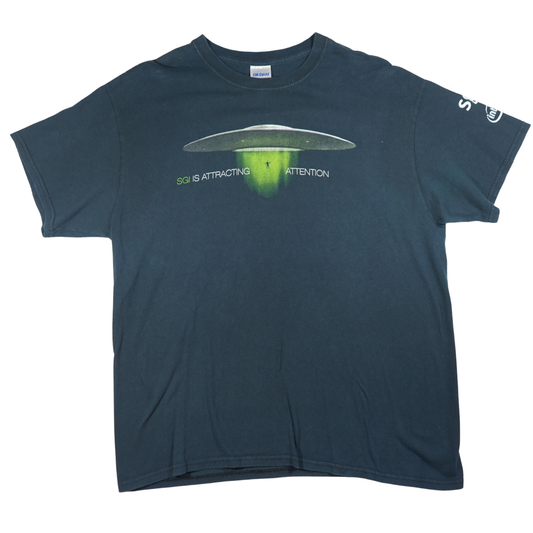 Y2K SGI Intel Tech UFO Promo T Shirt