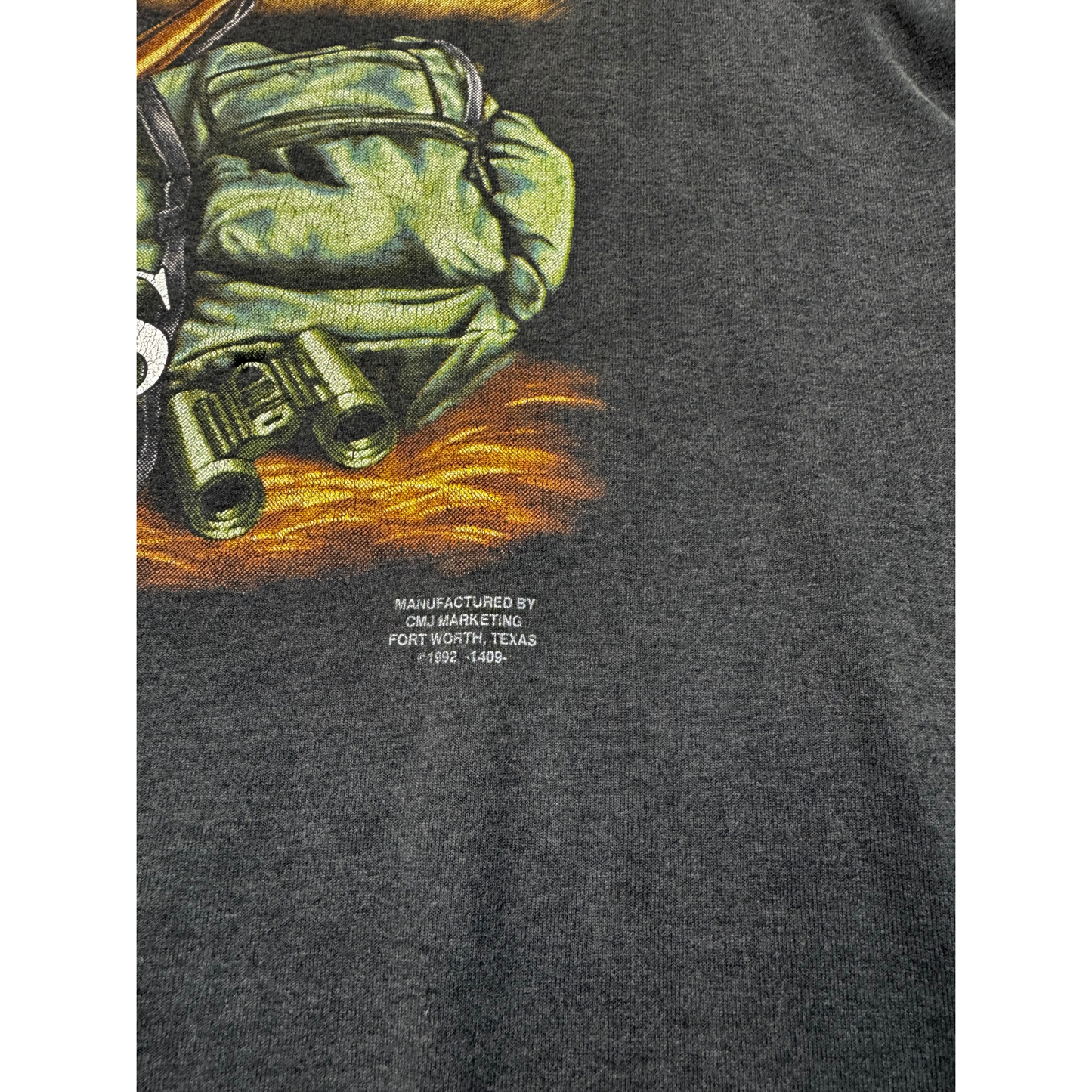 Vintage 90's Deer Hunting Distressed T Shirt