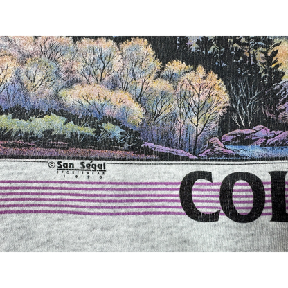 Vintage 90's Colorado Tree Line Crewneck